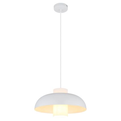 Globo - Hanglamp aan kabel 1xE27/60W/230V wit