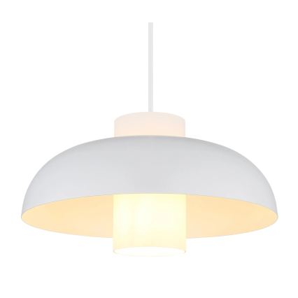 Globo - Hanglamp aan kabel 1xE27/60W/230V wit
