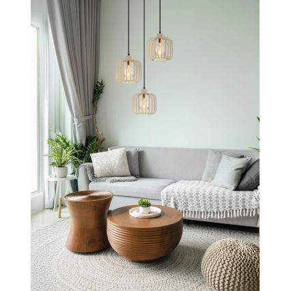Globo - Hanglamp aan kabel 3xE27/40W/230V