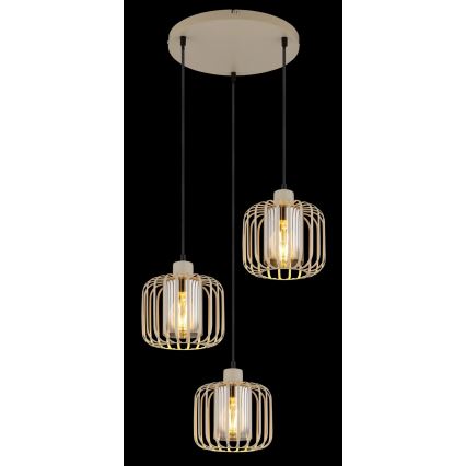 Globo - Hanglamp aan kabel 3xE27/40W/230V