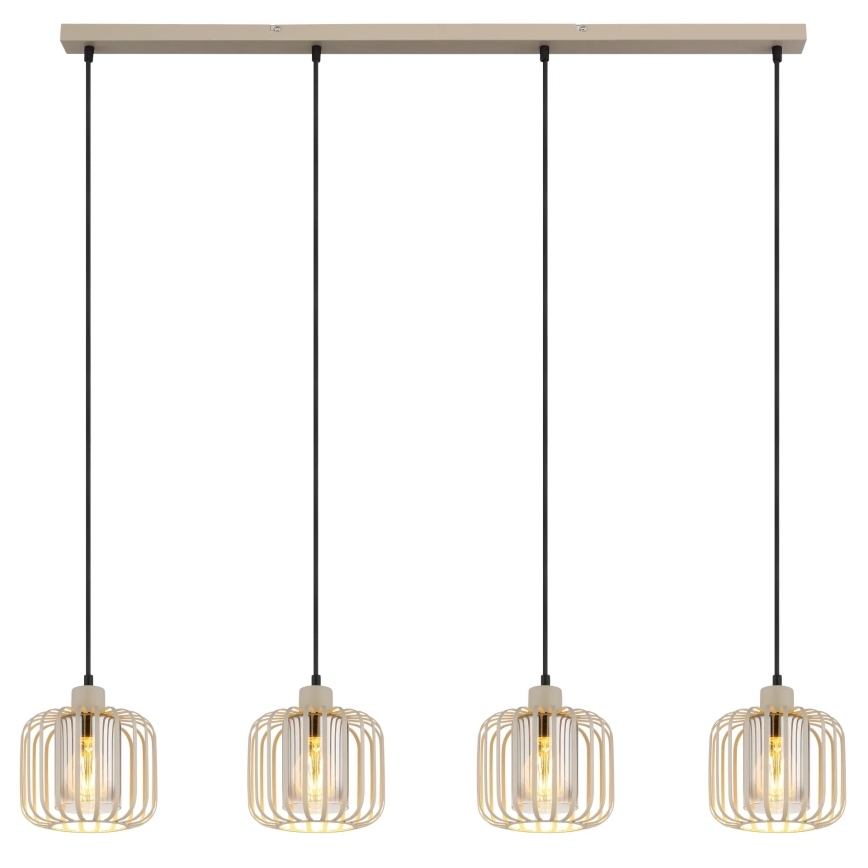 Globo - Kroonluchter aan kabel 4xE27/40W/230V
