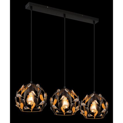 Globo - Hanglamp aan een koord 3xE27/40W/230V