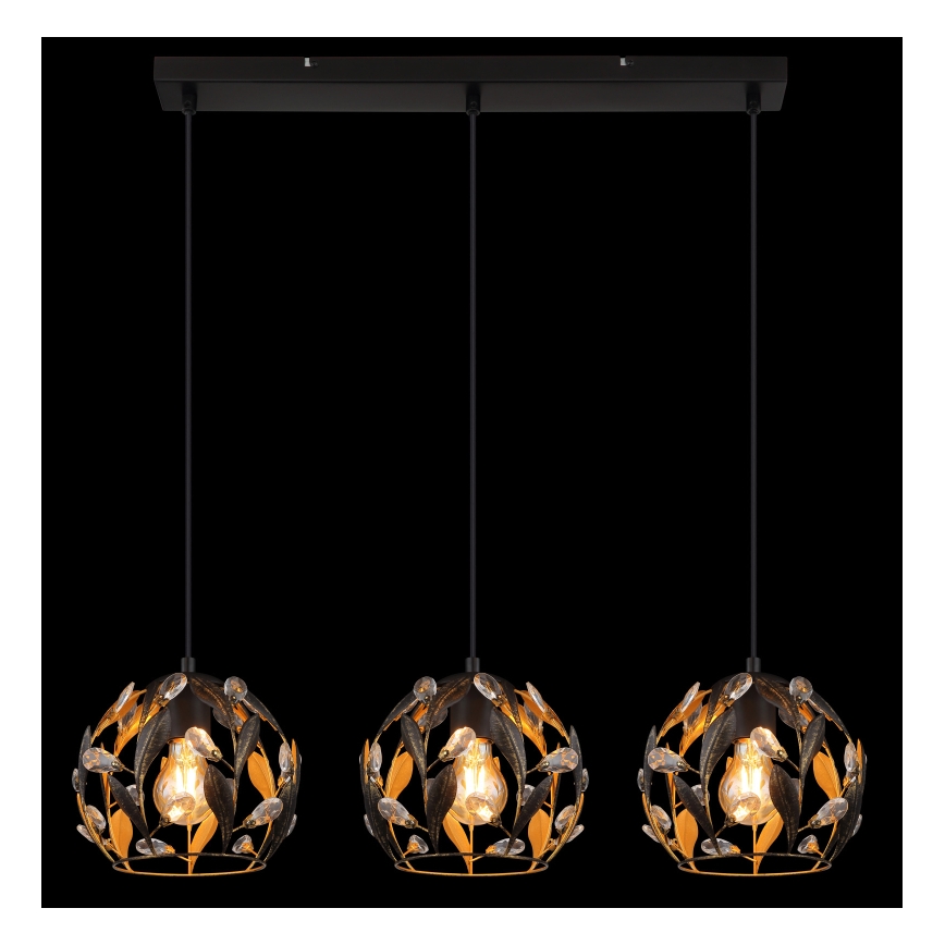 Globo - Hanglamp aan een koord 3xE27/40W/230V