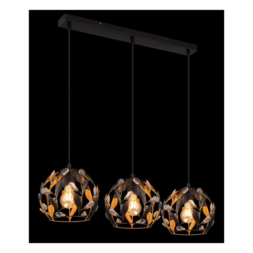 Globo - Hanglamp aan kabel 3xE27/40W/230V