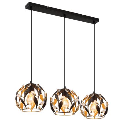Globo - Hanglamp aan kabel 3xE27/40W/230V