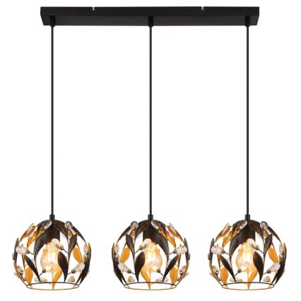 Globo - Hanglamp aan kabel 3xE27/40W/230V