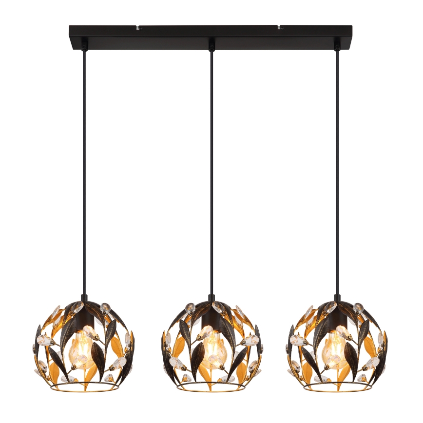 Globo - Hanglamp aan kabel 3xE27/40W/230V