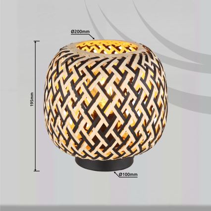 Globo 15766T - Tafellamp COLLY 1xE27/15W/230V