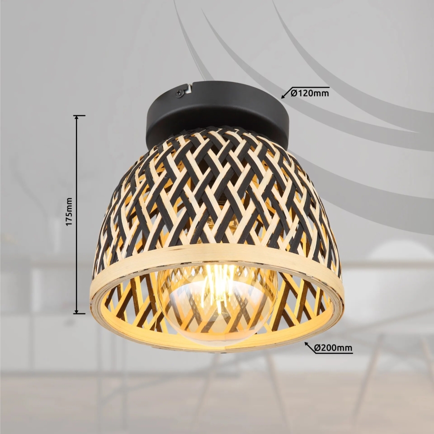 Globo 15767D1 - Plafondlamp COLLY 1xE27/15W/230V