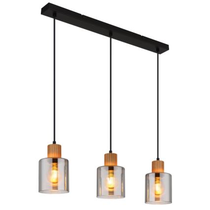 Globo - Hanglamp aan kabel 3xE27/25W/230V