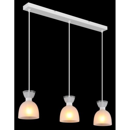Globo - Hanglamp aan een koord 3xE14/40W/230V wit