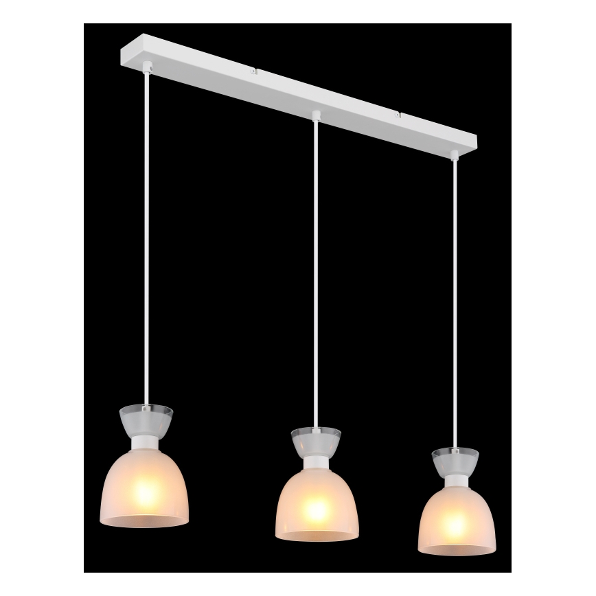 Globo - Hanglamp aan een koord 3xE14/40W/230V wit