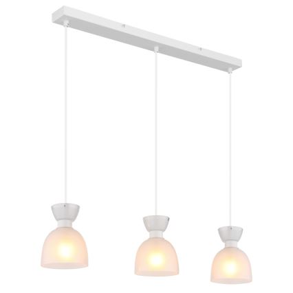 Globo - Hanglamp aan een koord 3xE14/40W/230V wit