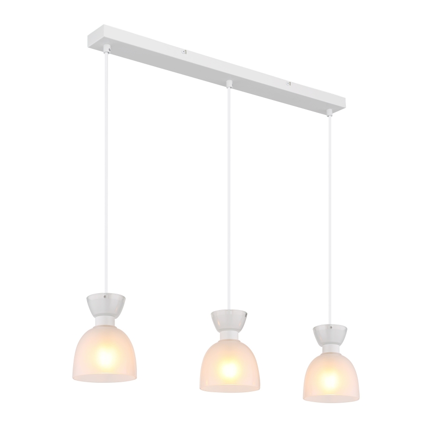Globo - Hanglamp aan een koord 3xE14/40W/230V wit