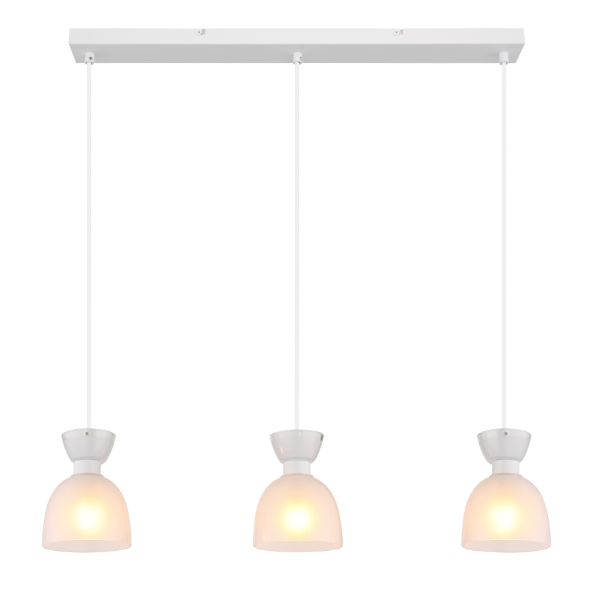 Globo - Hanglamp aan een koord 3xE14/40W/230V wit