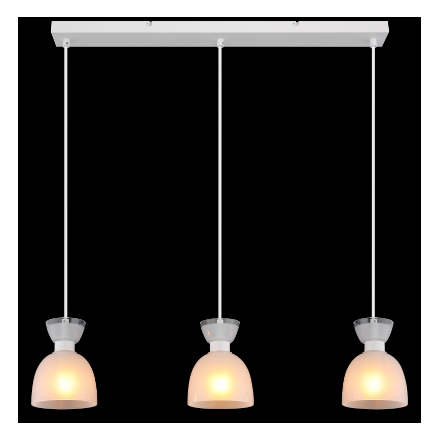 Globo - Hanglamp aan een koord 3xE14/40W/230V wit