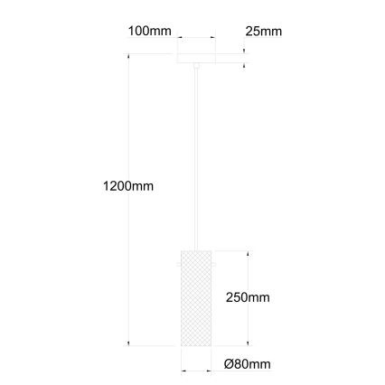 Globo - Hanglamp aan een koord 1xE14/40W/230V