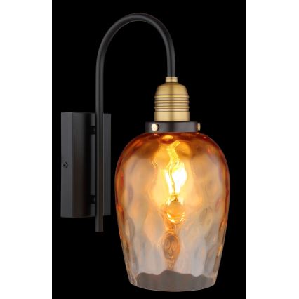 Globo - Wandlamp 1xE27/60W/230V oranje
