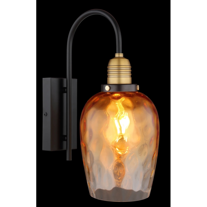 Globo - Wandlamp 1xE27/60W/230V oranje