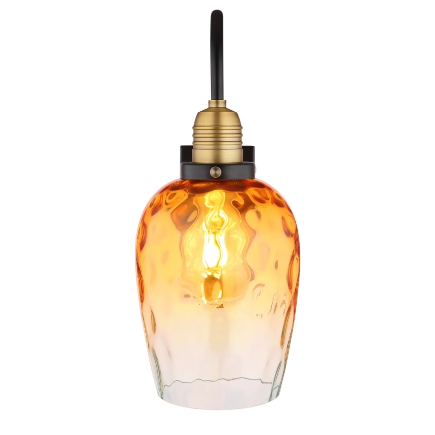 Globo - Wandlamp 1xE27/60W/230V oranje