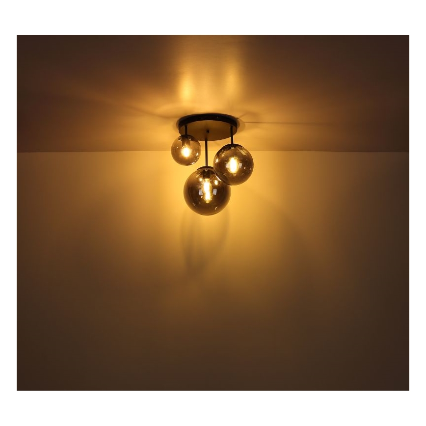 Globo - Hanglamp aan een koord 3xE27/60W/230V