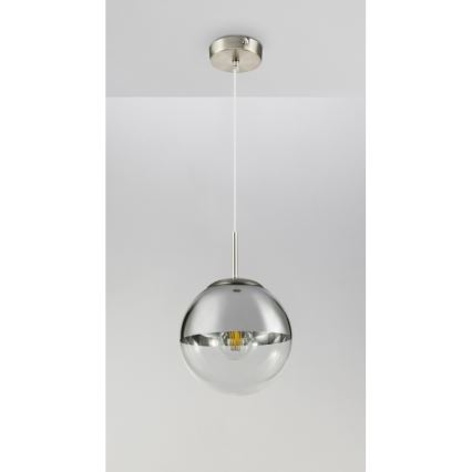 Globo - Hanglamp aan een koord 1xE27/40W/230V diameter 20 cm