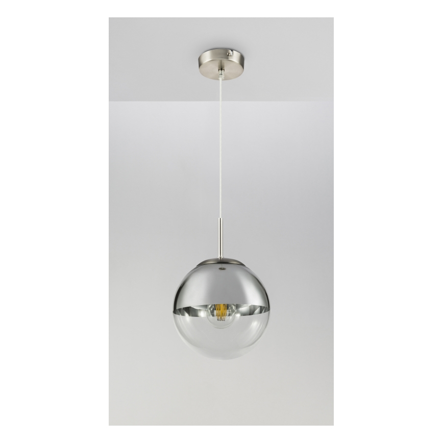 Globo - Hanglamp aan een koord 1xE27/40W/230V diameter 20 cm