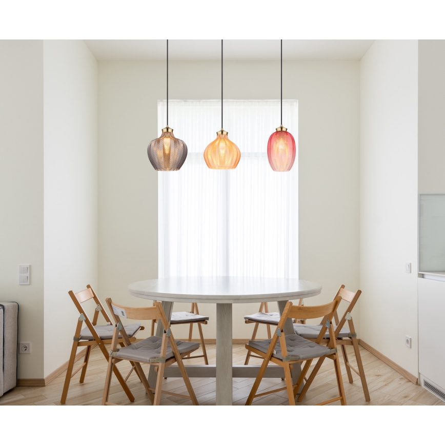 Globo - Hanglamp aan kabel 3xE27/60W/230V