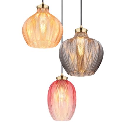 Globo - Hanglamp aan kabel 3xE27/60W/230V Ø 45 cm