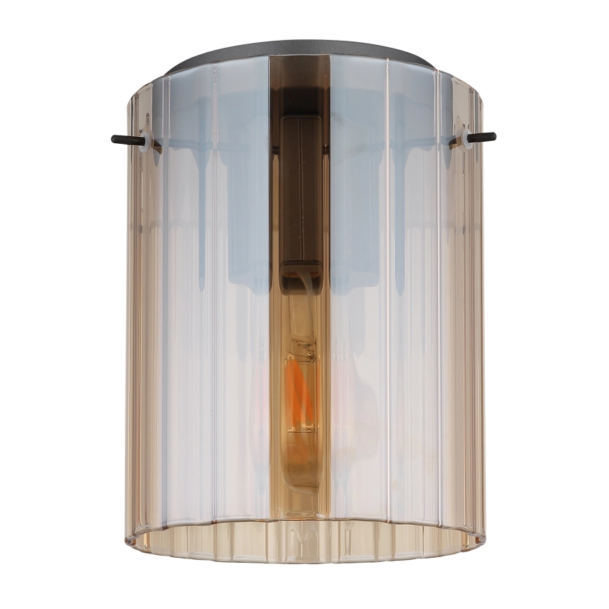Globo - Plafondlamp 1xE27/40W/230V diameter 18 cm bruin