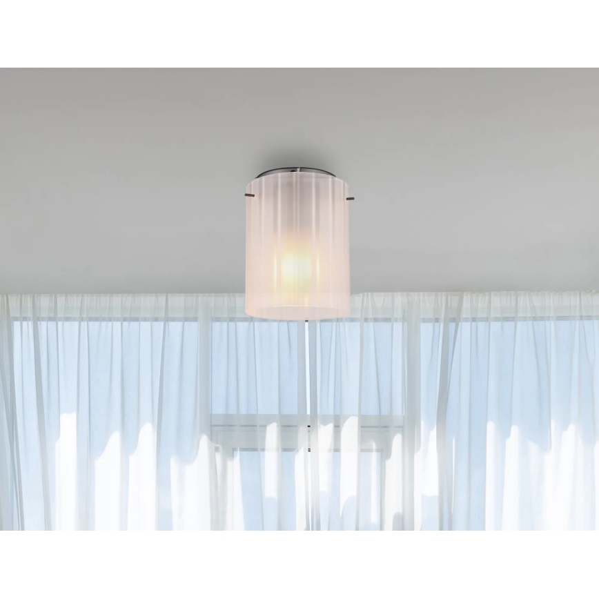 Globo - Plafondlamp 1xE27/40W/230V diameter 18 cm wit