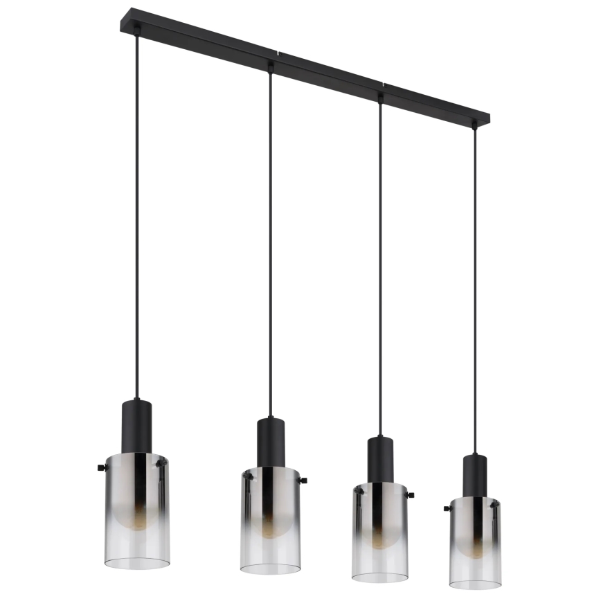 Globo - Hanglamp aan een koord 4xE27/40W/230V zwart