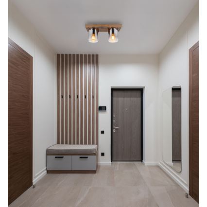 Globo - Plafondlamp 2xE27/40W/230V 16x41 cm