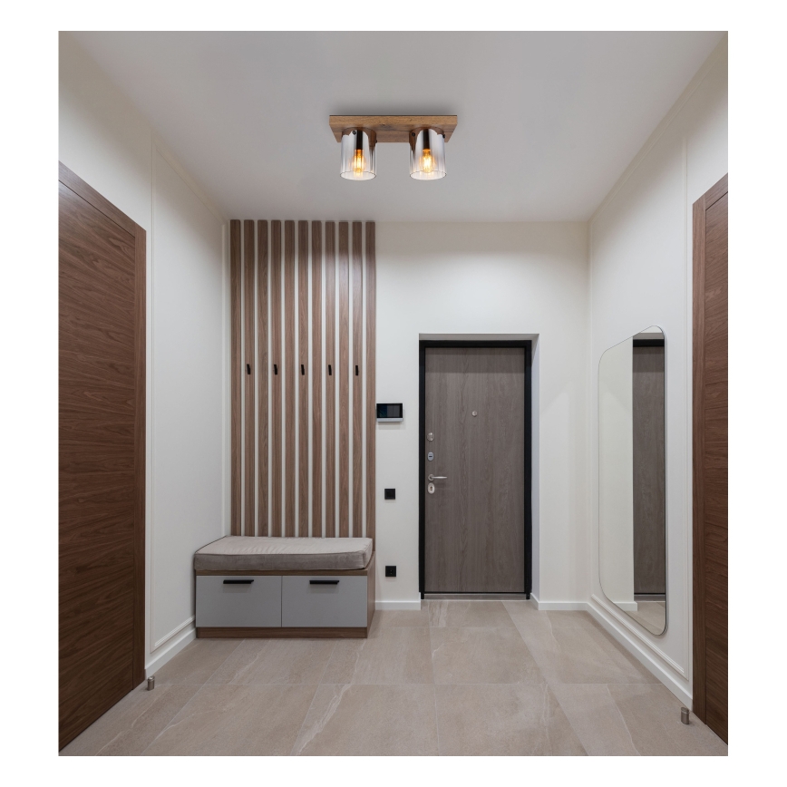 Globo - Plafondlamp 2xE27/40W/230V 16x41 cm