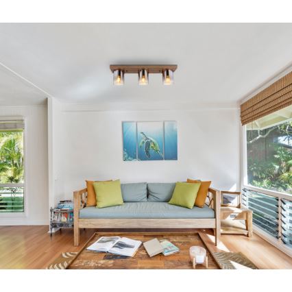 Globo - Plafondlamp 3xE27/40W/230V