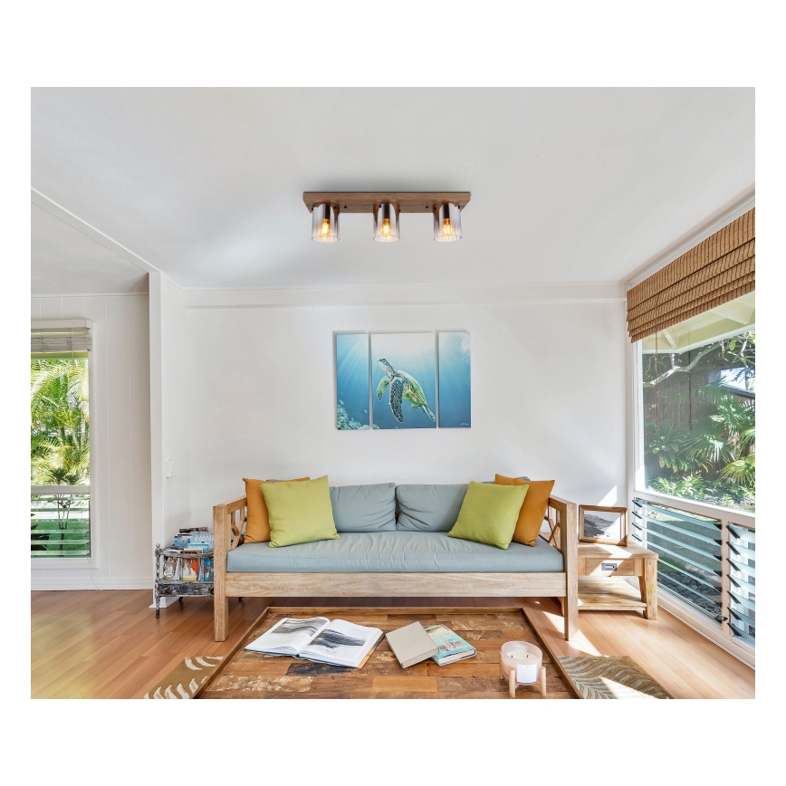 Globo - Plafondlamp 3xE27/40W/230V