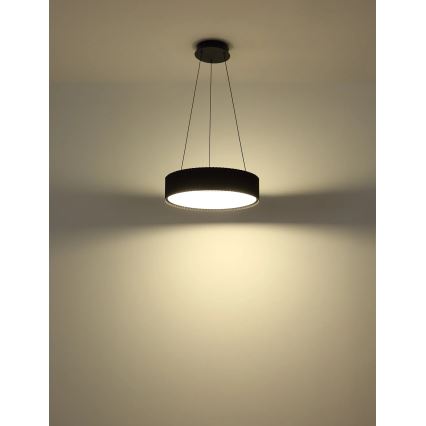 Globo - LED-hanglamp met kabel LED/45W/230V 2700/4000/6000K diam. 46 cm zwart