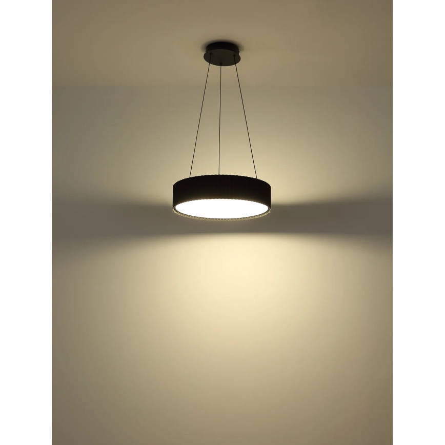 Globo - LED-hanglamp met kabel LED/45W/230V 2700/4000/6000K diam. 46 cm zwart