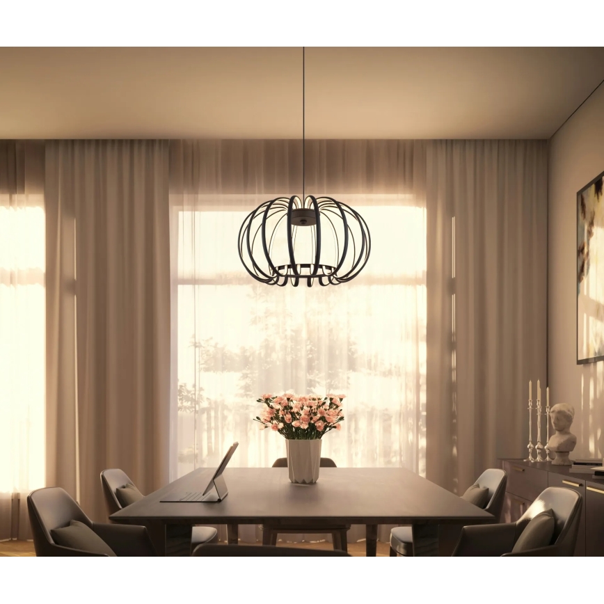 Globo - dimbare LED-hanglamp met kabel LED/40W/230V 3000K zwart