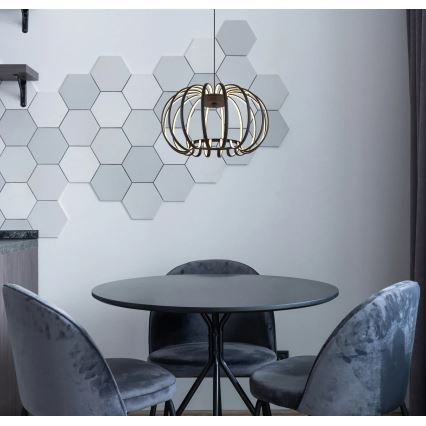 Globo - dimbare LED-hanglamp met kabel LED/40W/230V 3000K zwart
