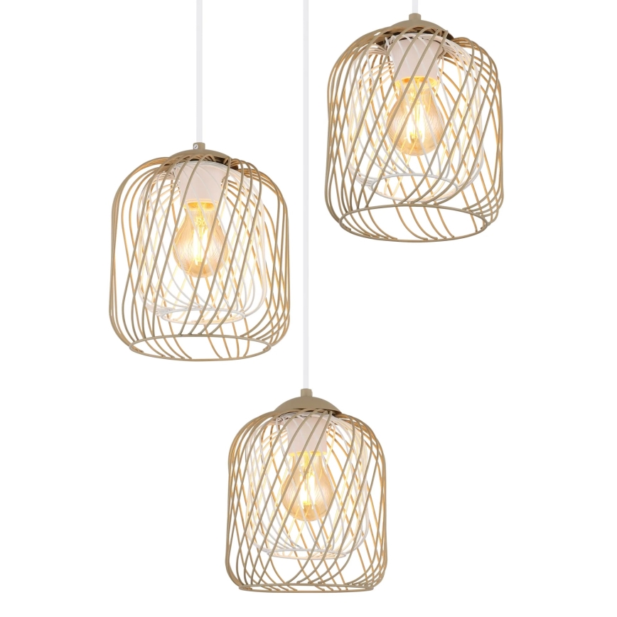 Globo - Hanglamp aan kabel 3xE27/40W/230V