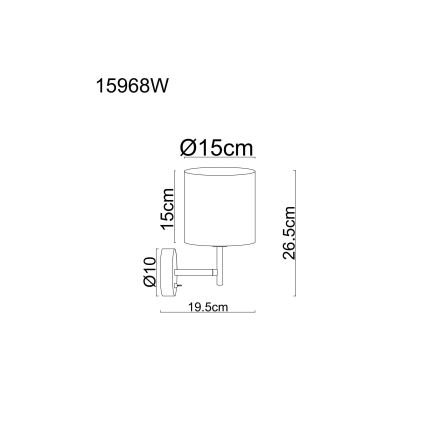 Globo - Wandlamp 1xE14/40W/230V