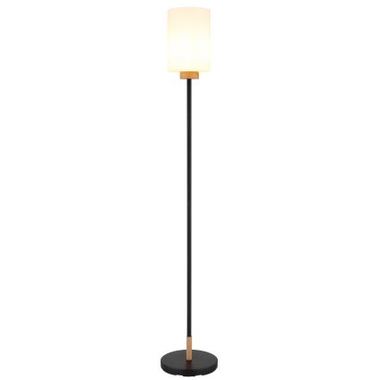 Globo - Vloerlamp 1xE27/60W/230V zwart/wit