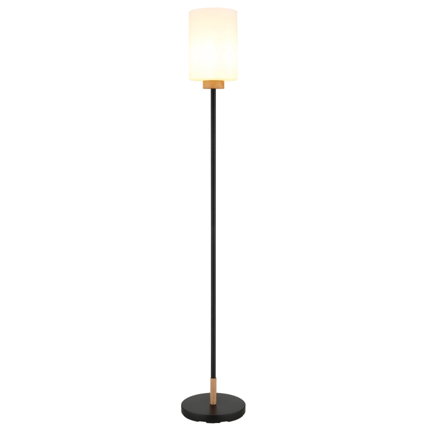 Globo - Vloerlamp 1xE27/60W/230V zwart/wit