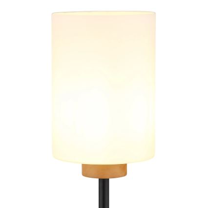 Globo - Vloerlamp 1xE27/60W/230V zwart/wit