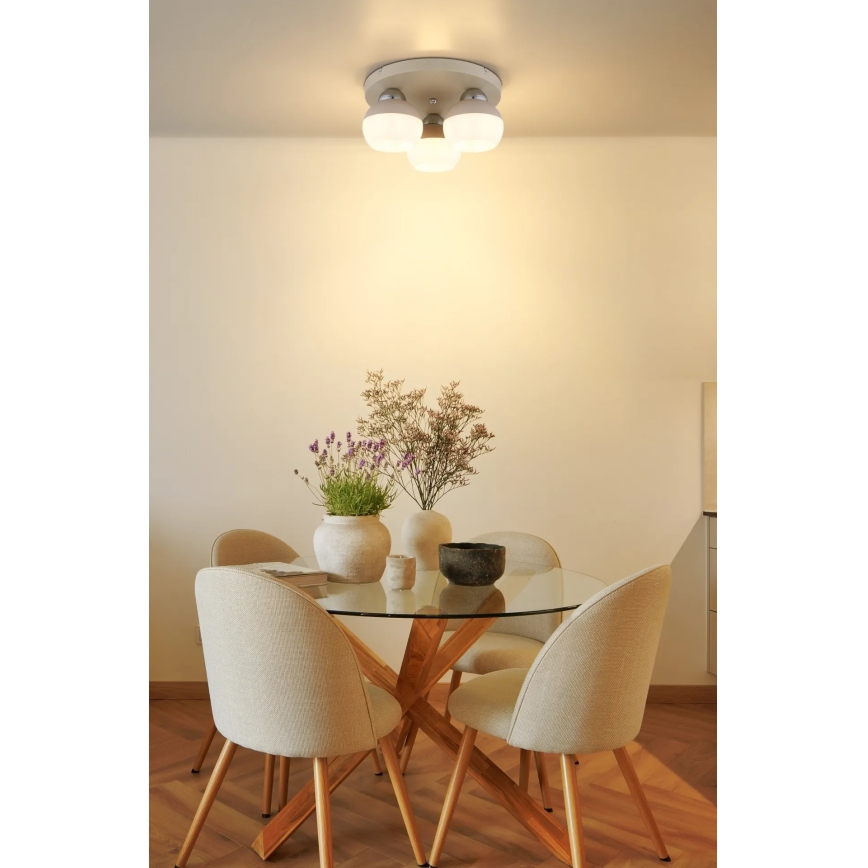 Globo - Plafondlamp 3x E27 (max. 60 W), 230 V, Ø 31,5 cm