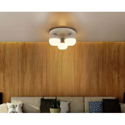 Globo - Plafondlamp 3x E27 (max. 60 W), 230 V, Ø 31,5 cm