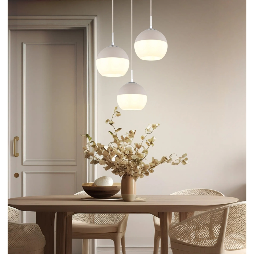 Globo - Hanglamp aan kabel 3x E27/60W/230V