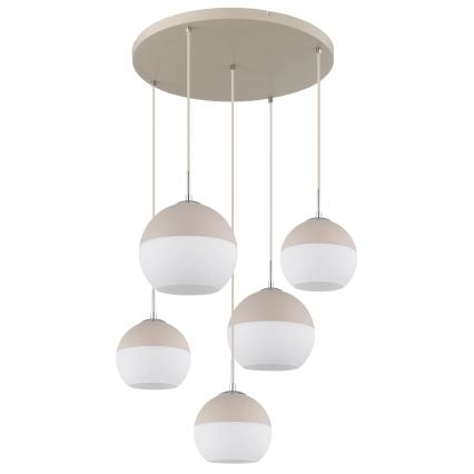 Globo - Hanglamp aan kabel 5xE27/60W/230V