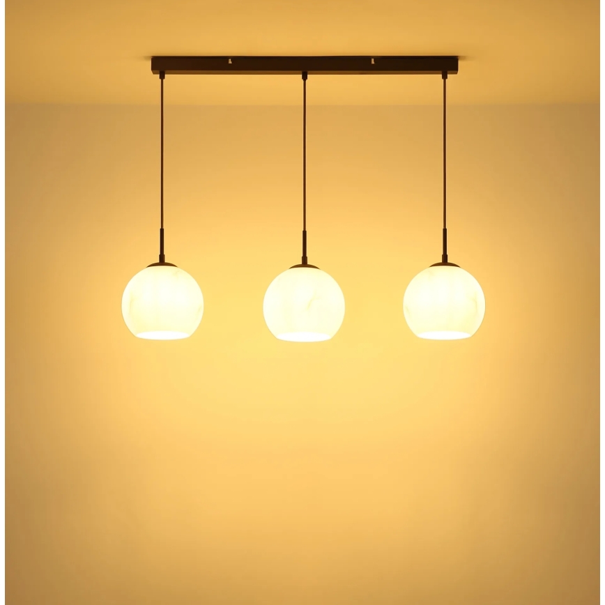 Globo - Hanglamp met kabel 3xE27/60W/230V